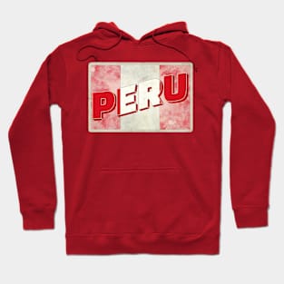 Peru Vintage style retro souvenir Hoodie